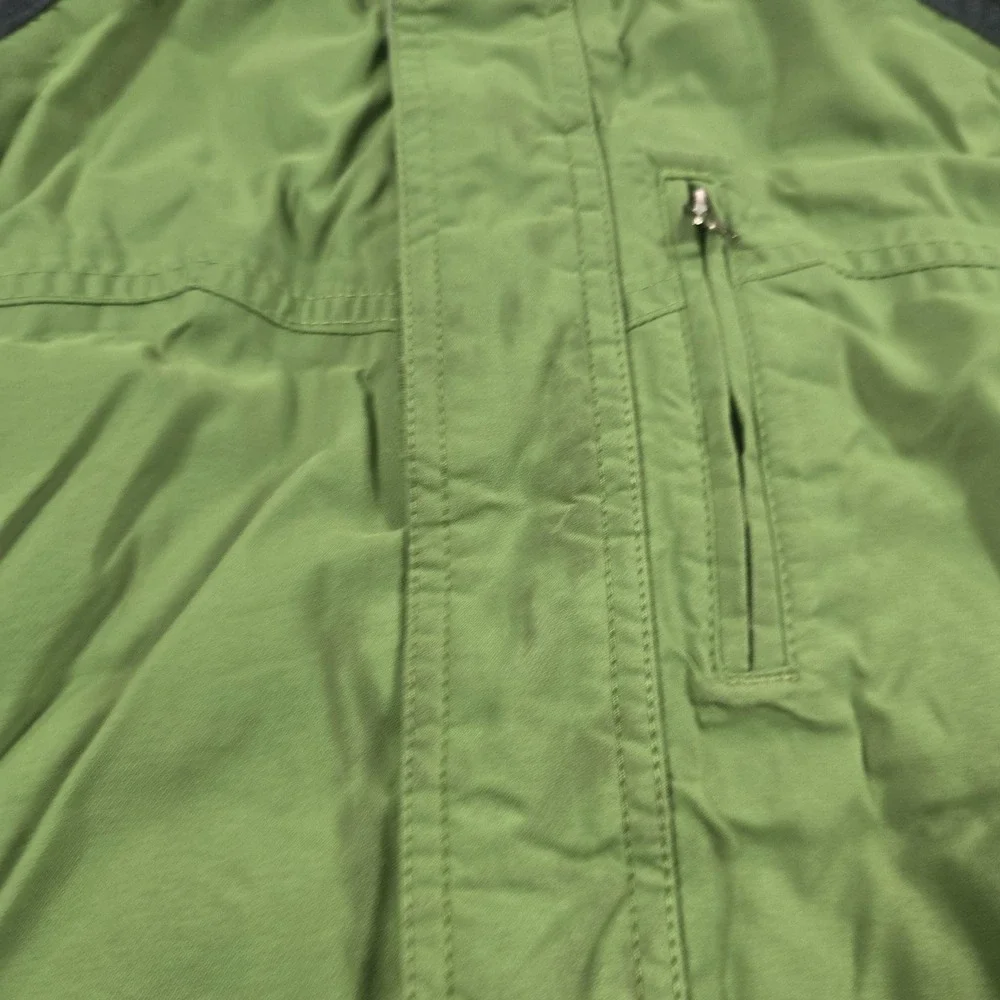 L.L. Bean Jacket Boys Large 6X 7 Green Hooded Insulated Ski Snow Thinsulate